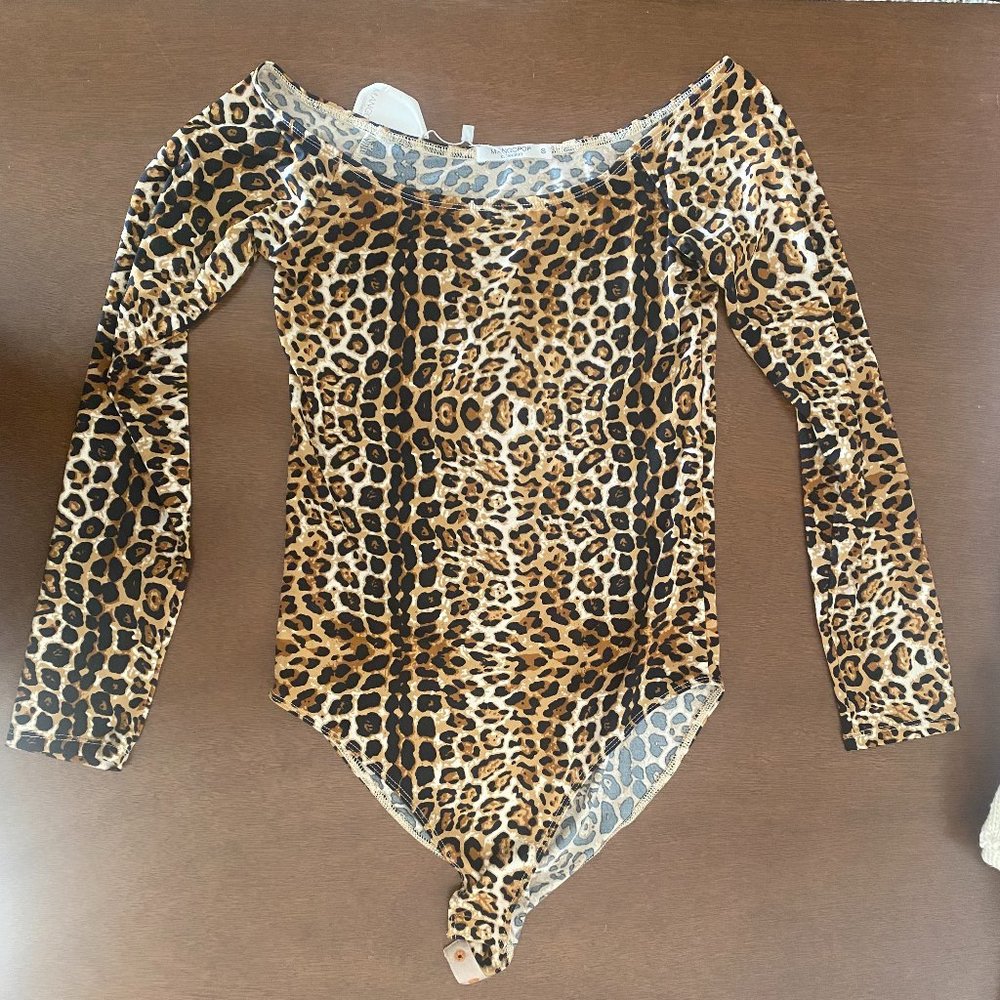 MangoPOP Leopard Print Bodysuit